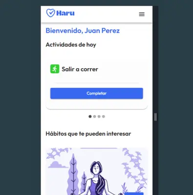 Imagen del proyecto ¡Proyecto HaRu - Seguidor de hábitos y rutinas!